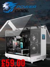 Powercool Aviator Dual Chamber - MATX TG Gaming PC Case - In Stock Now @ A One!