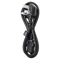   UK 1.8m 3 Pin Mains Kettle Lead C13 5AMP ASTA Licence - Click below for large images