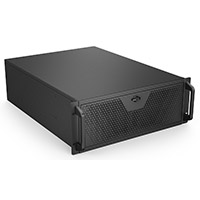 Codegen 4U Rackmount 600mm Deep With USB Type-C and 2 x 80mm PWM HDB Black Fans Included - Click below for large images