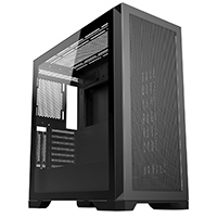 CiT Pro Creator XE Mid-Tower E-ATX PC Black Gaming Case With Mesh Front Panel and Tempered Glass Side Panel 1 x USB3.0 2 x USB2.0 - Click below for large images