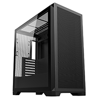 CiT Pro Creator XR Mid-Tower ATX PC Black Gaming Case With Mesh Front Panel and Tempered Glass Side Panel 2 x USB3.0 1 x USB Type-C - Click below for large images