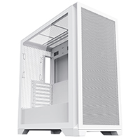 CiT Pro Creator XR Mid-Tower ATX PC White Gaming Case With Mesh Front Panel and Tempered Glass Side Panel 2 x USB3.0 1 x USB Type-C - Click below for large images