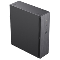 CiT S8i SFF Micro ATX Desktop Case with Brushed Finish Front 8.3 Litre 2x USB3.0 1 x 80mm Fan - Click below for large images