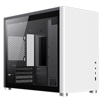 GameMax Spark White Gaming Cube MATX - Click below for large images