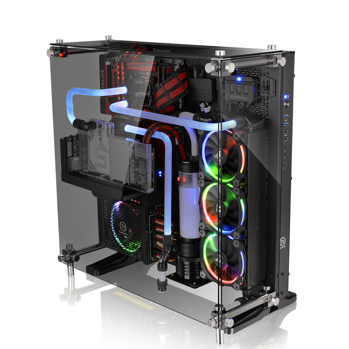 Thermaltake Core P5 Temp Mid Tower ATX Case With Tempered Glass Sides ...