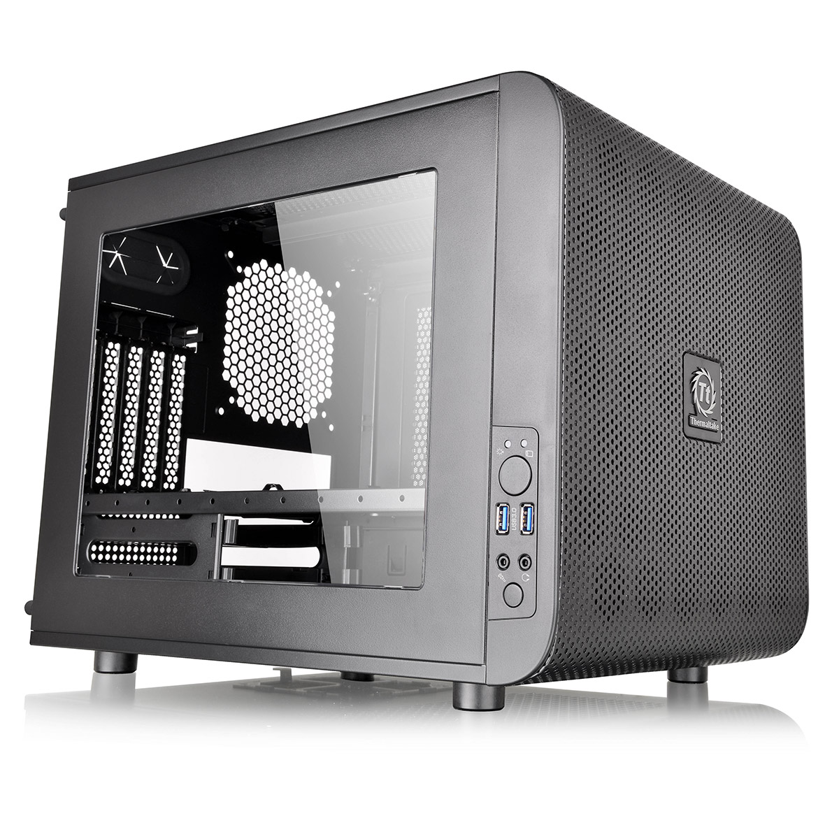 Thermaltake Core V21 Micro ATX Mesh Stackable Case - Cases - Large ...