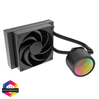 CiT Pro Glacier Watercooler 120mm Black With PWM Fan - Click below for large images