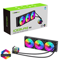 GameMax Iceburg 360mm AIO ARGB Water Cooler - Click below for large images