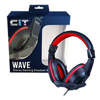 CiT Wave Stereo Wired Headphone and Mic - Click below for large images