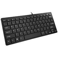 CiT WK-738 Premium Mini USB Black Keyboard - Click below for large images