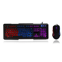 CiT Avenger Illuminated keyboard & Mouse 3 Colour - Click below for large images