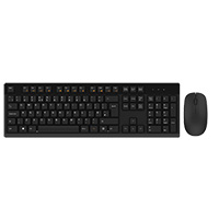 CiT EZ-Touch Wireless Keyboard and Mouse Combo Set Black - Click below for large images