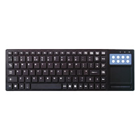 Qwerty TPad USB Multimedia Keyboard with Touchpad - Click below for large images