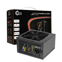 ACE 850w Black PSU 120mm Black Fan APFC  - Click below for large images