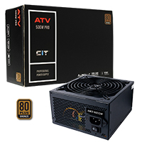 CiT 500W ATV Pro 14cm Fan APFC 80 Plus - Click below for large images