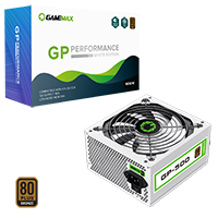 GameMax GP500 White 500W 80 Plus Bronze Wired Power Supply - Click below for large images