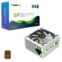 GameMax GP550 White 550W 80 Plus Bronze Wired Power Supply - Click below for large images