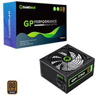 GameMax GP750 750W 80 Plus Bronze Wired Power Supply - Click below for large images