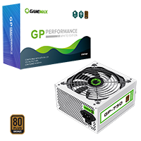 GameMax GP750 White 750W 80 Plus Bronze Wired Power Supply - Click below for large images