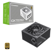 GameMax GX-850W Pro Modular 80 Plus Gold ATX3.0 PCIe 5.0 Black Power Supply With 135mm FDB Fan - Click below for large images