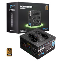 Powercool Edge Black ATX 550W 80 Plus Bronze 230V Power Supply - Click below for large images