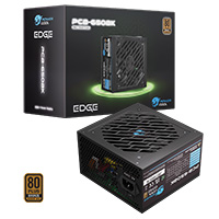 Powercool Edge Black ATX 650W 80 Plus Bronze 230V Power Supply - Click below for large images