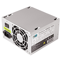 CiT 500W Grey PSU 500U with 8cm Cooling Fan - Click below for large images