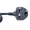 Powercool 1U PDU Vertical Type 12Way UK Sockets Surge Protect Switch 1 LED 1.8m UK Plug - Alternative image
