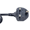 Powercool 1U PDU Horizontal Type 6Way IEC C13 Sockets On Off Switch 1.8m UK Plug - Alternative image
