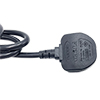 Powercool 1U PDU Horizontal Type 6Way IEC C13 Sockets On Off Switch 1.8m UK Plug - Alternative image