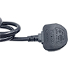 Powercool 1U PDU Horizontal Type 6Way UK Sockets With Surge 1 LED On Off Switch 1.8m - Alternative image