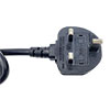 Powercool 1U PDU Horizontal Type 6Way UK Sockets Surge Protect Switch 3 LEDs 1.8m UK Plug - Alternative image