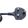Powercool 1U PDU Horizontal Type 8Way C13 Sockets On Off Switch 1.8m UK Plug - Alternative image