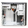 CiT 1016 Gloss Black Micro ATX Case 500W PSU - Alternative image