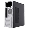 CiT Academy Mid-Tower Office PC Case With USB Type C and 80mm Rear Black Fan and 500W Power Supply Included - Alternative image