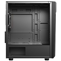 CiT Alpha Black Micro-ATX PC Gaming Case with 1 x ARGB LED Strip and 1 x 120mm Three-Sided Infinity ARGB 4pin PWM Fan - Alternative image