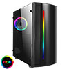 View more info on CiT Beam MATX Gaming Case Rainbow RGB Strip 1 x Rainbow RGB fan Acrylic Side...