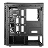 CiT Blaze Mid-Tower Gaming Case With 6 x Single Ring Red Fans Tempered Glass Side Window - Alternative image