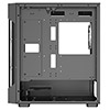 CiT Bolt Black Micro-ATX Gaming Case With 4 x 120mm ARGB Infinity Fans and Tempered Glass Panels With 30 Percent Tint - Alternative image