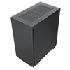 CiT Brava Black Micro-ATX PC Gaming Case with 1 x 120mm Infinity Fan Included Tempered Glass Side Panel - Alternative image