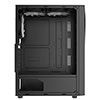 CiT Carisma Black ATX Gaming Case with Mesh and ABS Front and Tempered Glass Side Panel with 6 x ARGB Fans and 6-Port MB Sync Hub - Alternative image