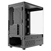 CiT Celsius Black Micro-ATX Gaming Case with Tempered Glass Front and Side Panels with 3 x CiT Celsius Dual-Ring Infinity Fans - Alternative image