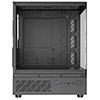 CiT Celsius Black Micro-ATX Gaming Case with Tempered Glass Front and Side Panels with 3 x CiT Celsius Dual-Ring Infinity Fans - Alternative image