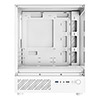 CiT Celsius White Micro-ATX Gaming Case with Tempered Glass Front and Side Panels with 3 x CiT Celsius Dual-Ring Infinity Fans - Alternative image