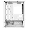 CiT Celsius White Micro-ATX Gaming Case with Tempered Glass Front and Side Panels with 3 x CiT Celsius Dual-Ring Infinity Fans - Alternative image