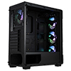 CiT Crossfire Mesh Gaming Case 4 x ARGB Fans Glass Side MB SYNC 3pin - Alternative image