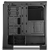 CiT Dark Soul Black Mid-Tower Case With 1 x 12cm Blue 4 LED Rear Fan Side Window Panel - Alternative image