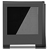 CiT Dark Soul Black Midi Case With 1x12cm ARGB Fan Hub Side Window Panel - Alternative image