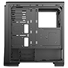 CiT Dark Soul Black Midi Case With 1 x 120mm ARGB Fan Side Window Panel - Alternative image