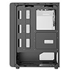 CiT Delta Black ATX Gaming Case with MeshABS Front  30 Tinted Tempered Glass Side  6 x Inner-Ring ARGB Fans  6-Port MB Sync Hub - Alternative image